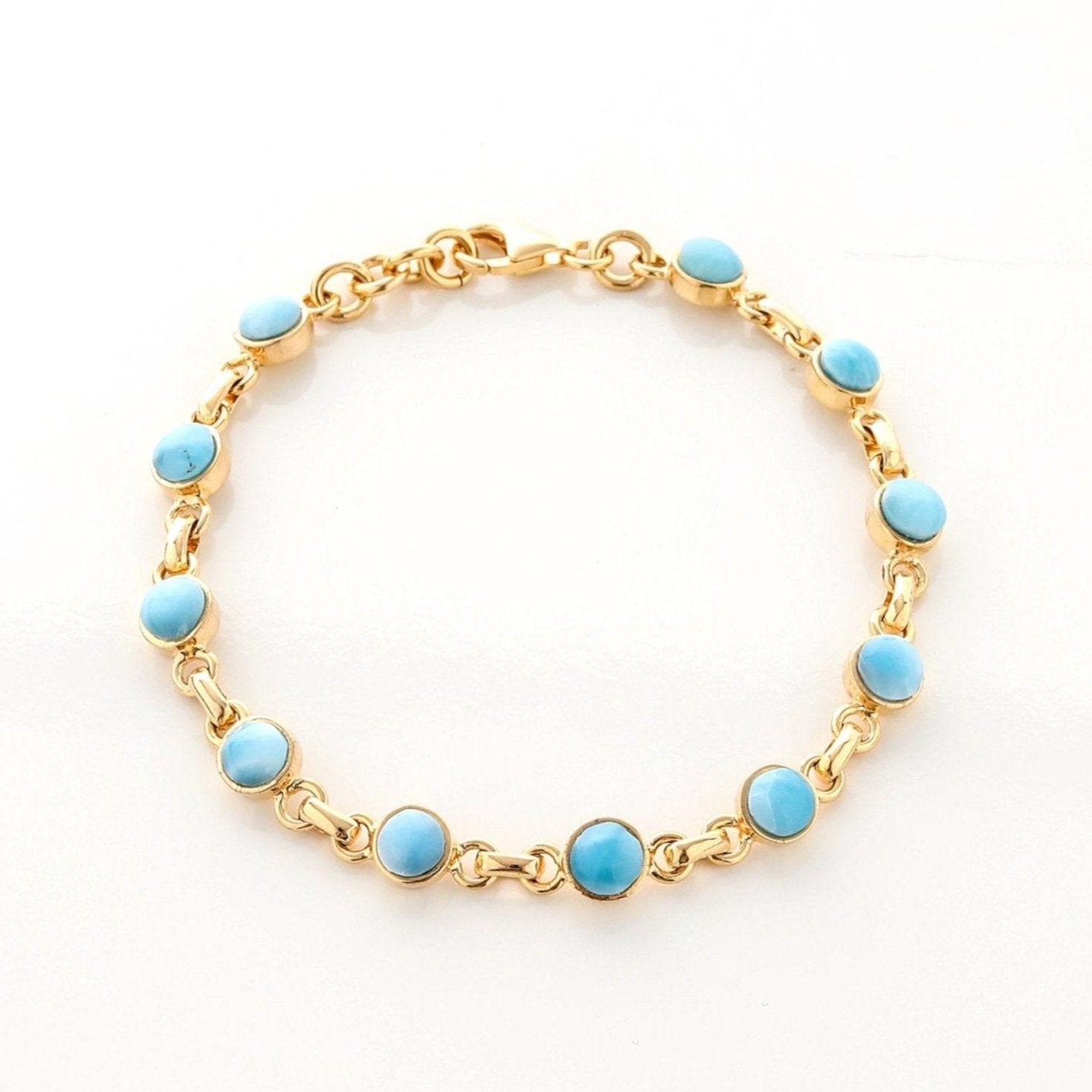 Luminary Larimar Bracelet Gold Vermeil