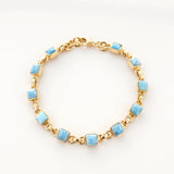 Gold Vermeil Larimar Serenade Bracelet