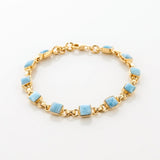 Gold Vermeil Larimar Serenade Bracelet