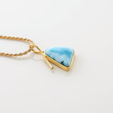 Larimar Gold Vermeil Cyra Pendant