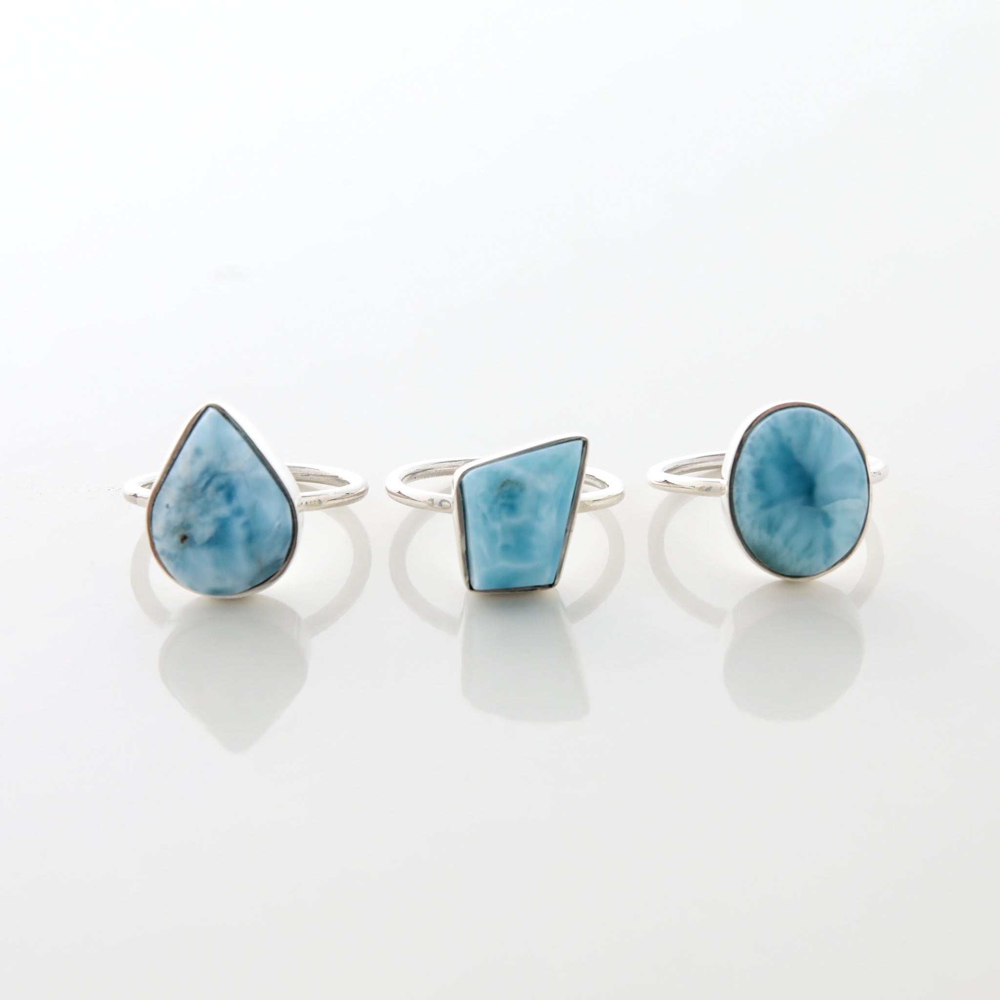 Larimar Ring Trio Paige