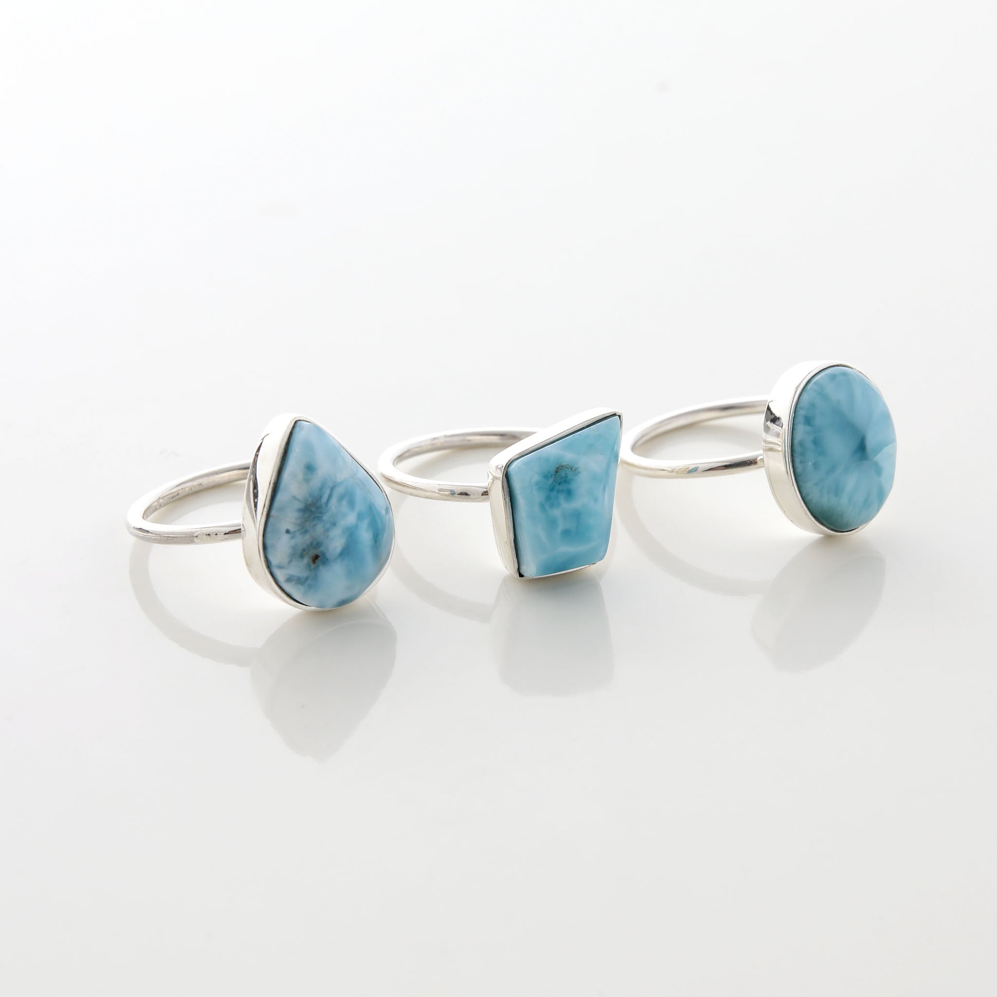 Larimar Ring Trio Paige