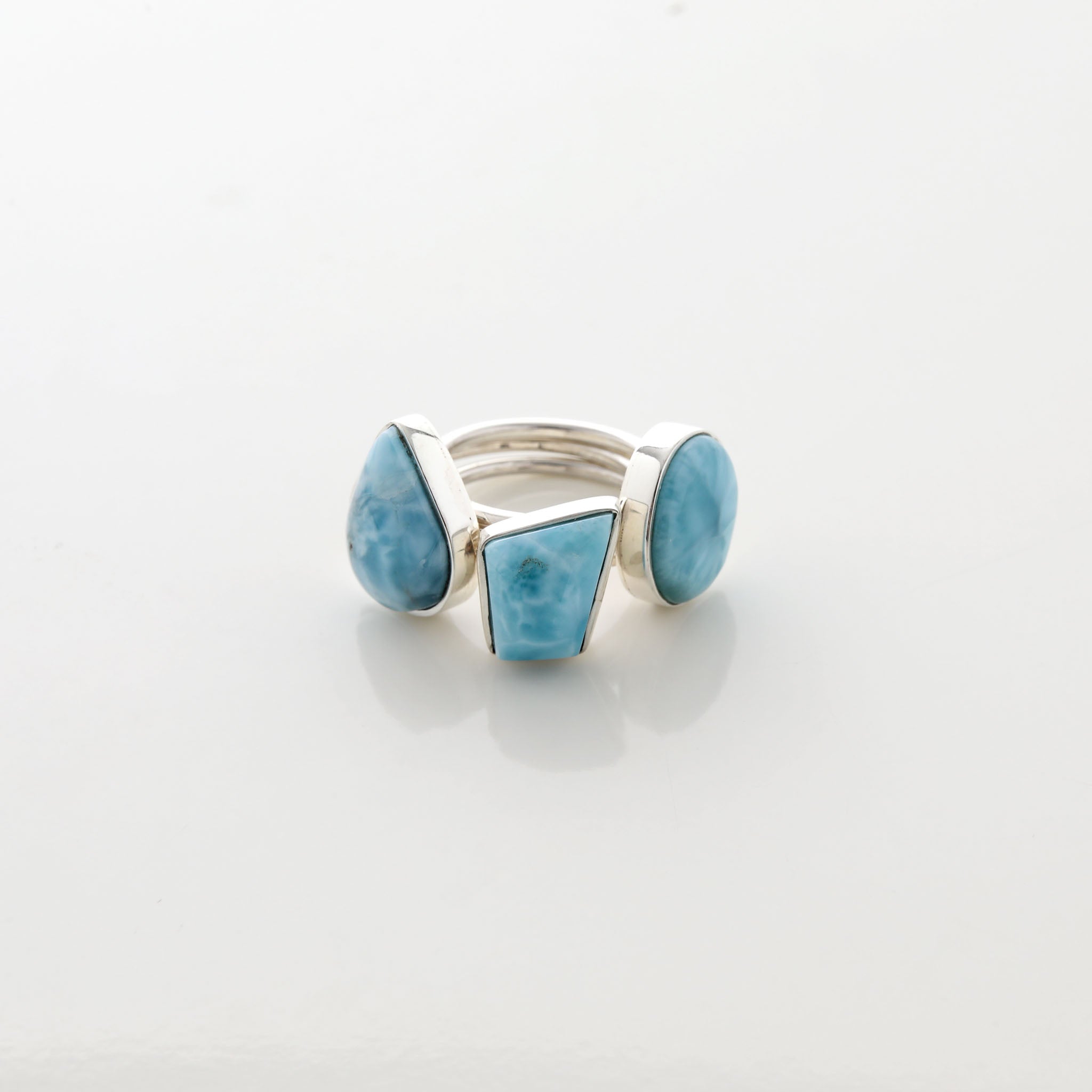 Larimar Ring Trio Paige