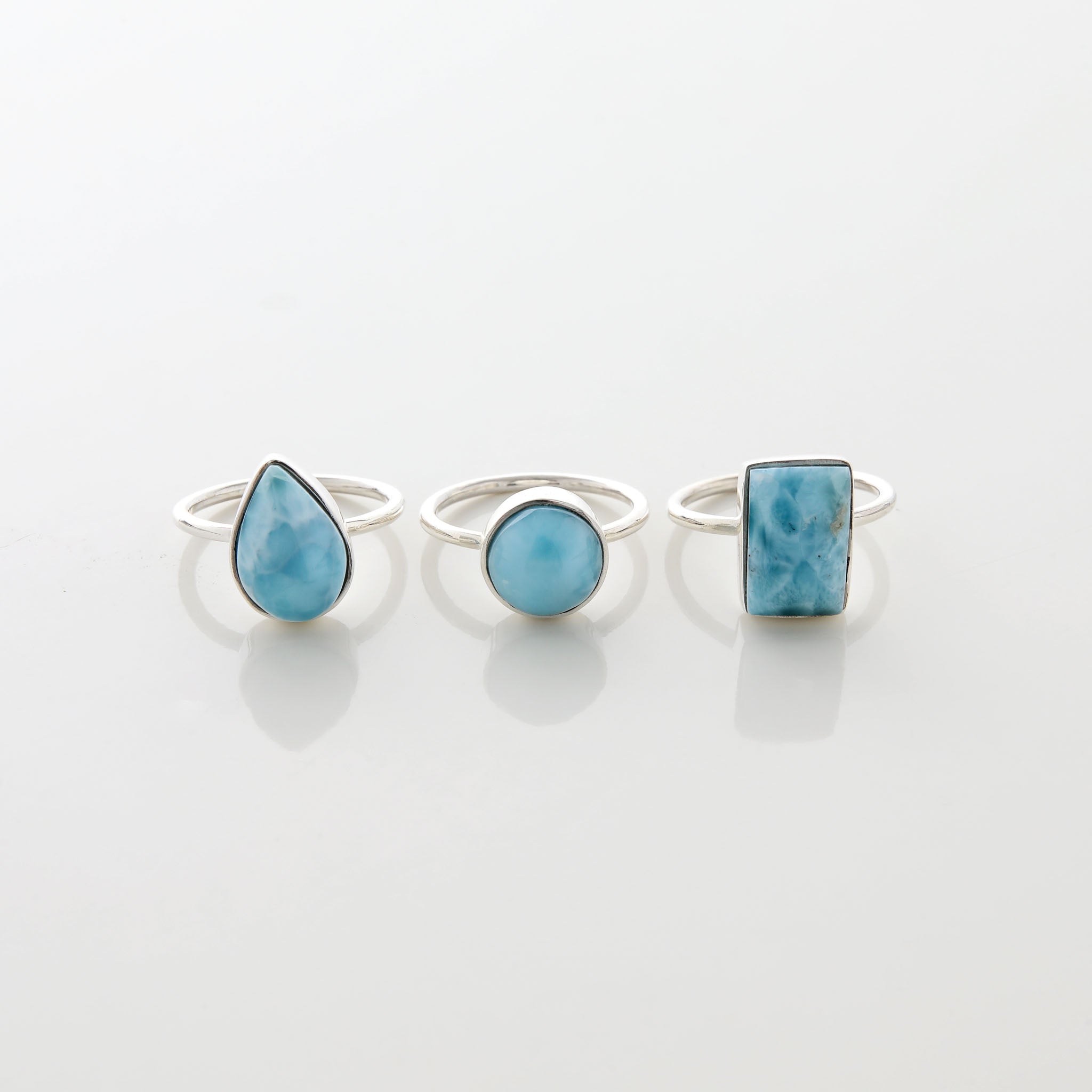 Larimar Ring Trio Peyton