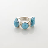 Larimar Ring Trio Peyton