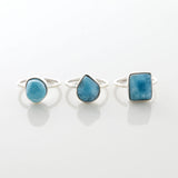 Larimar Ring Trio Piper