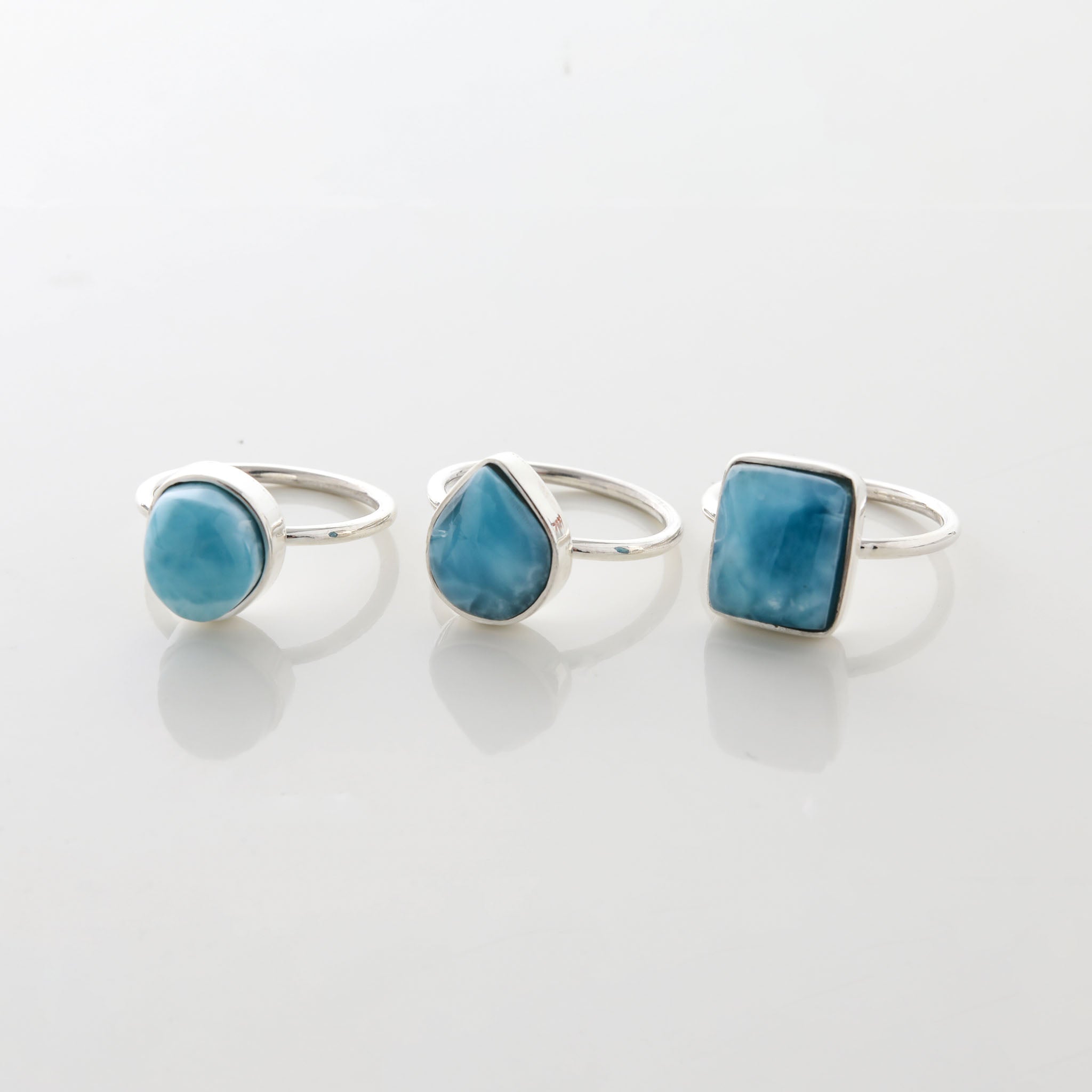 Larimar Ring Trio Piper