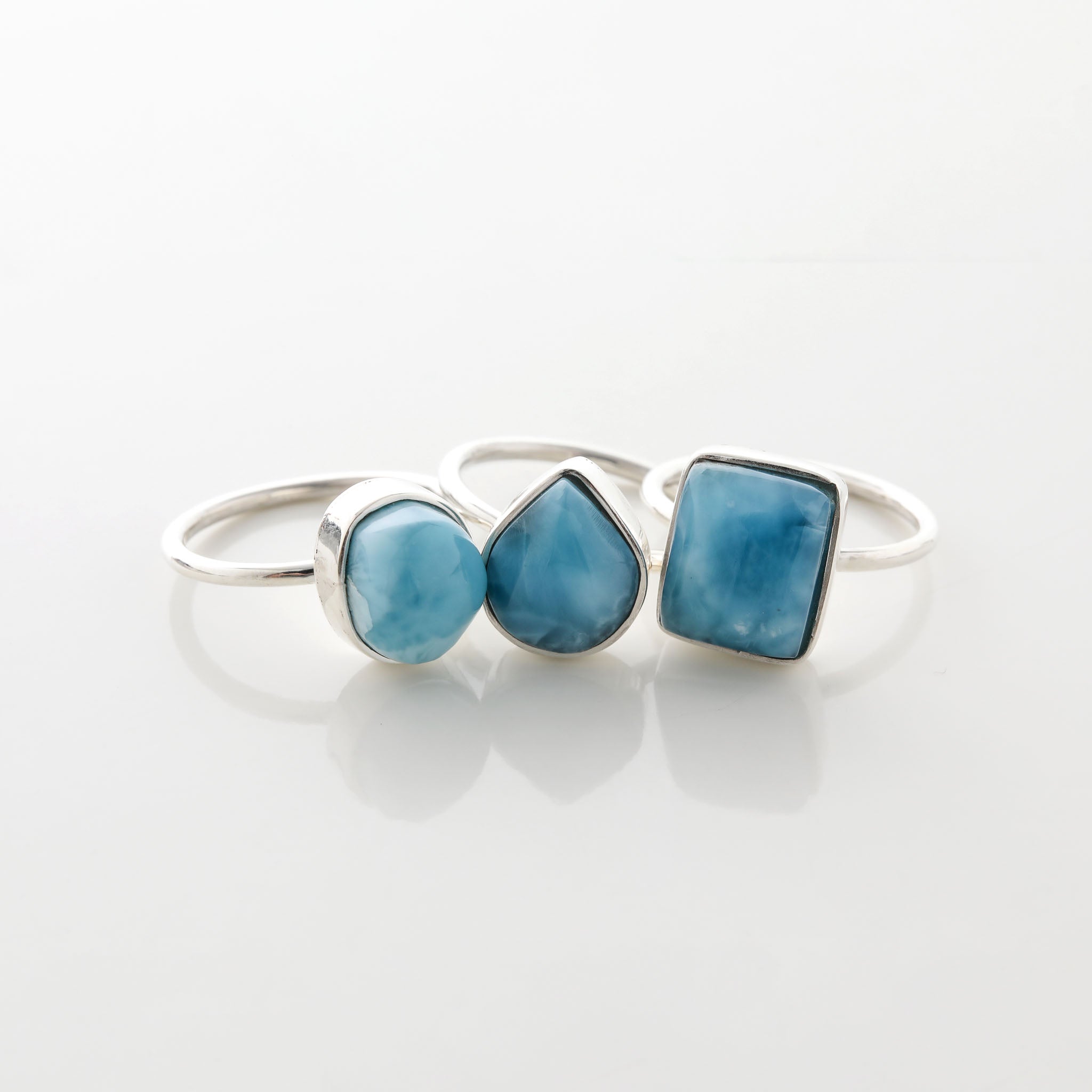 Larimar Ring Trio Piper