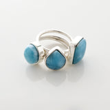 Larimar Ring Trio Piper