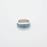 Larimar Eternity Ring Band