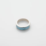 Larimar Eternity Ring Band