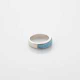 Larimar Eternity Ring Band