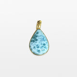 Larimar Gold Vermeil  Pendant Jova