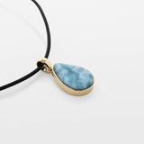 Larimar Gold Vermeil Pendant Pat