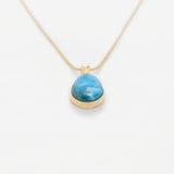 Larimar Gold Vermeil Pendant Jaz