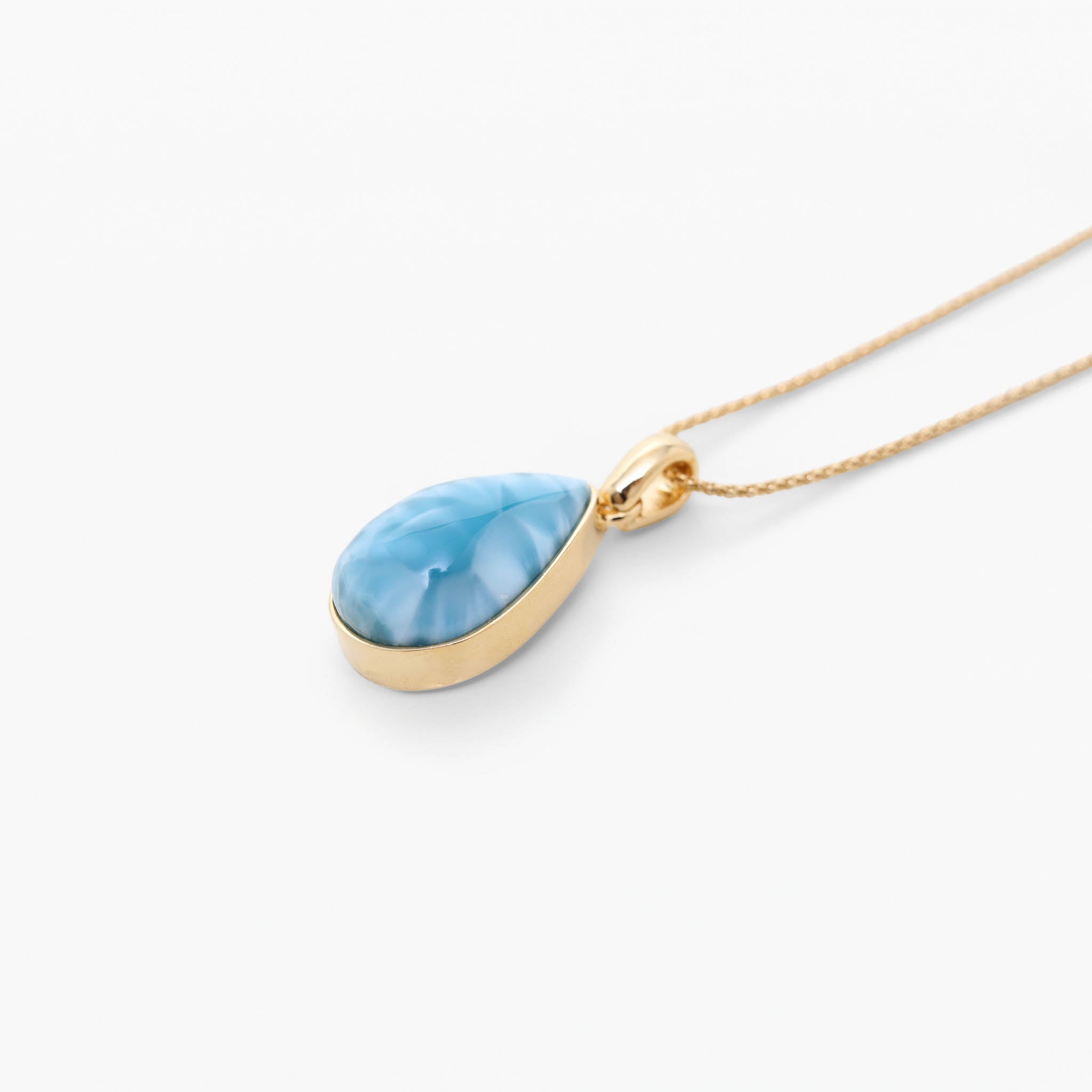 Larimar Gold Vermeil Pendant Josie