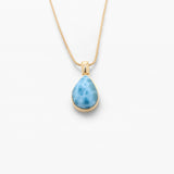 Larimar Gold Vermeil Pendant Journey