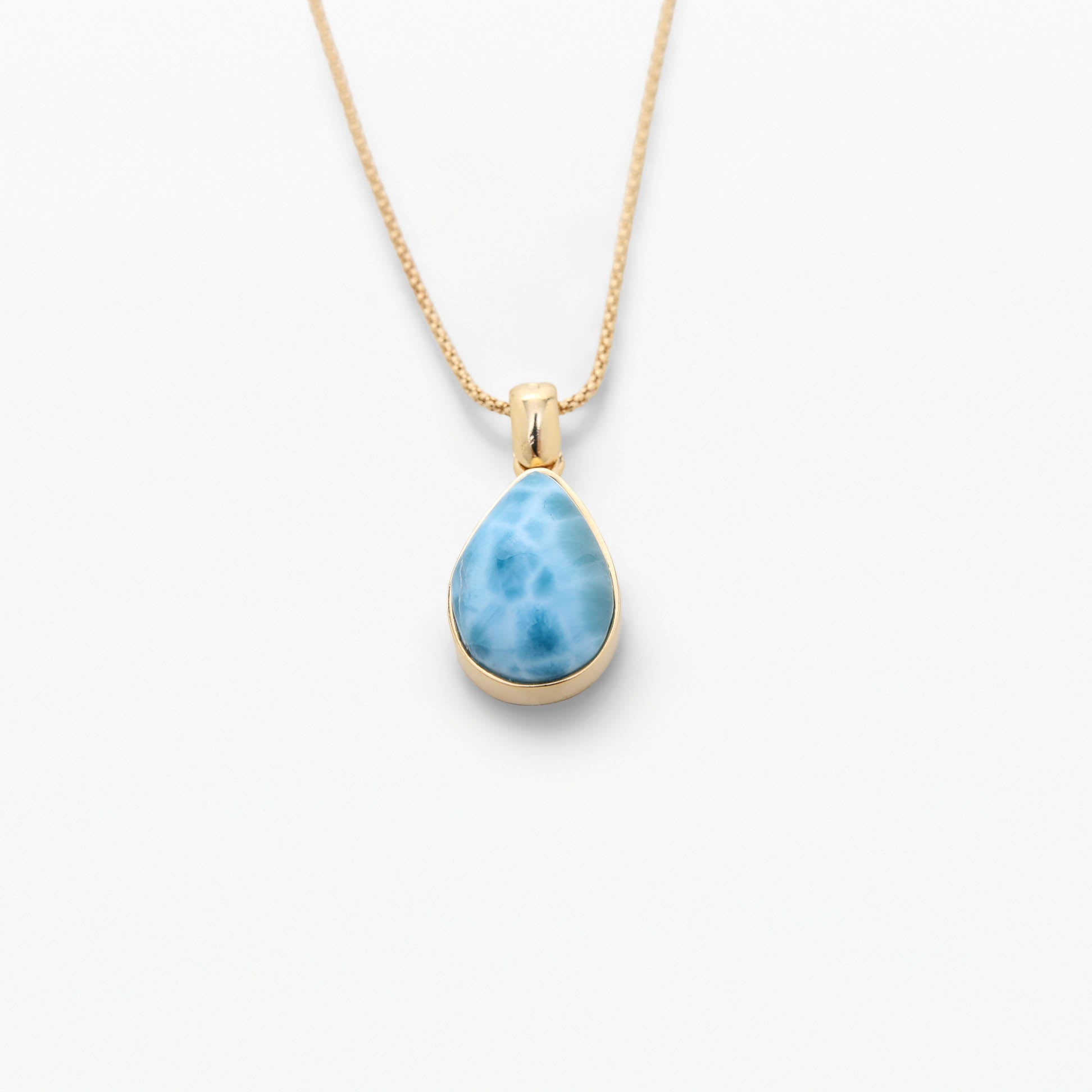 Larimar Gold Vermeil Pendant Journey