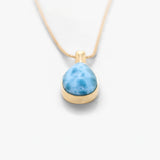 Larimar Gold Vermeil Pendant Journey