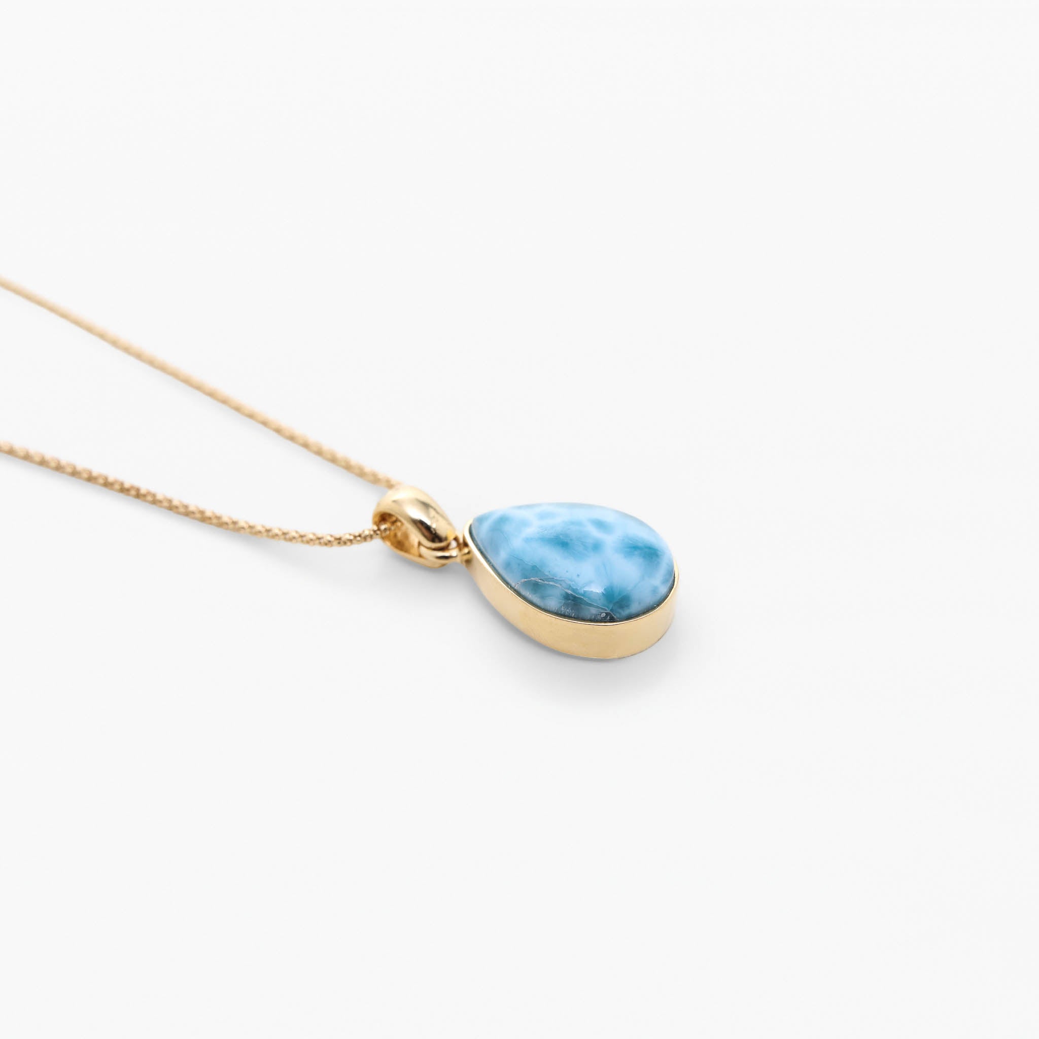 Larimar Gold Vermeil Pendant Journey