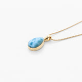 Larimar Gold Vermeil Pendant Journey