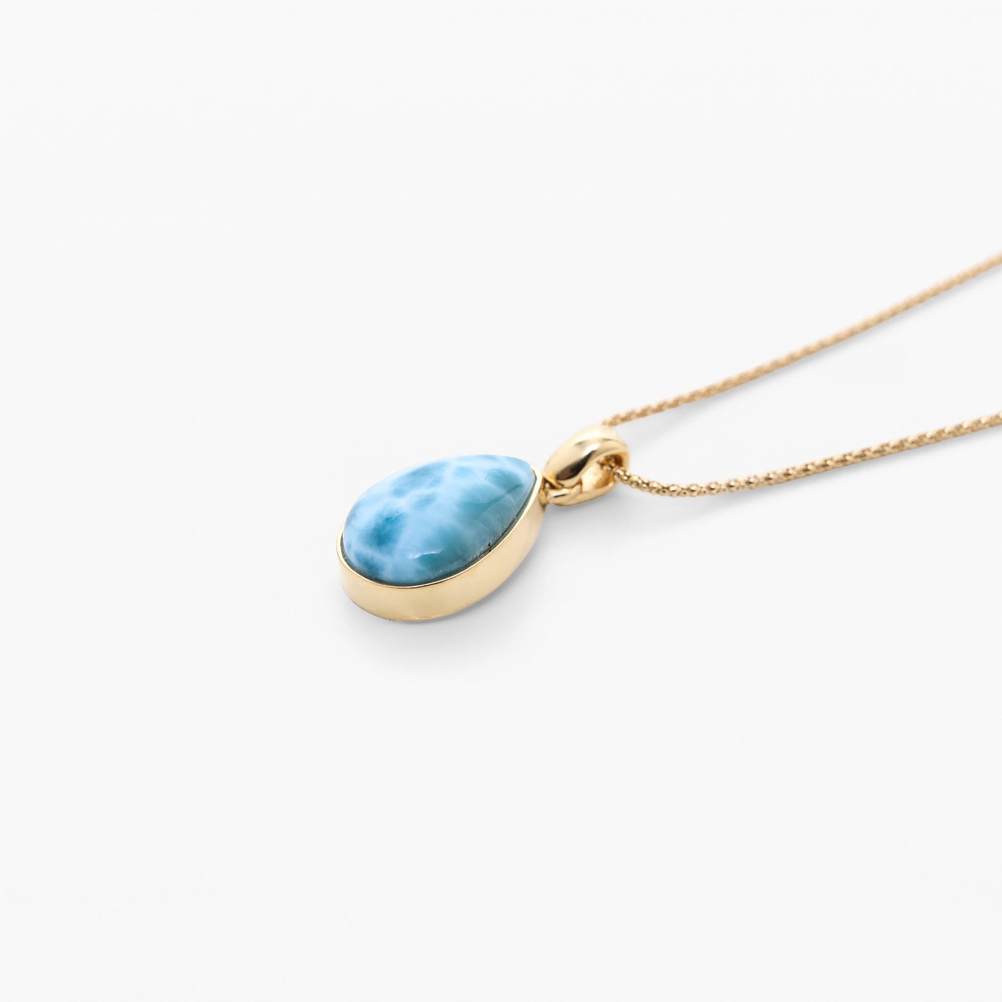 Larimar Gold Vermeil Pendant Journey