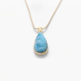 Larimar Gold Vermeil  Pendant Juliet