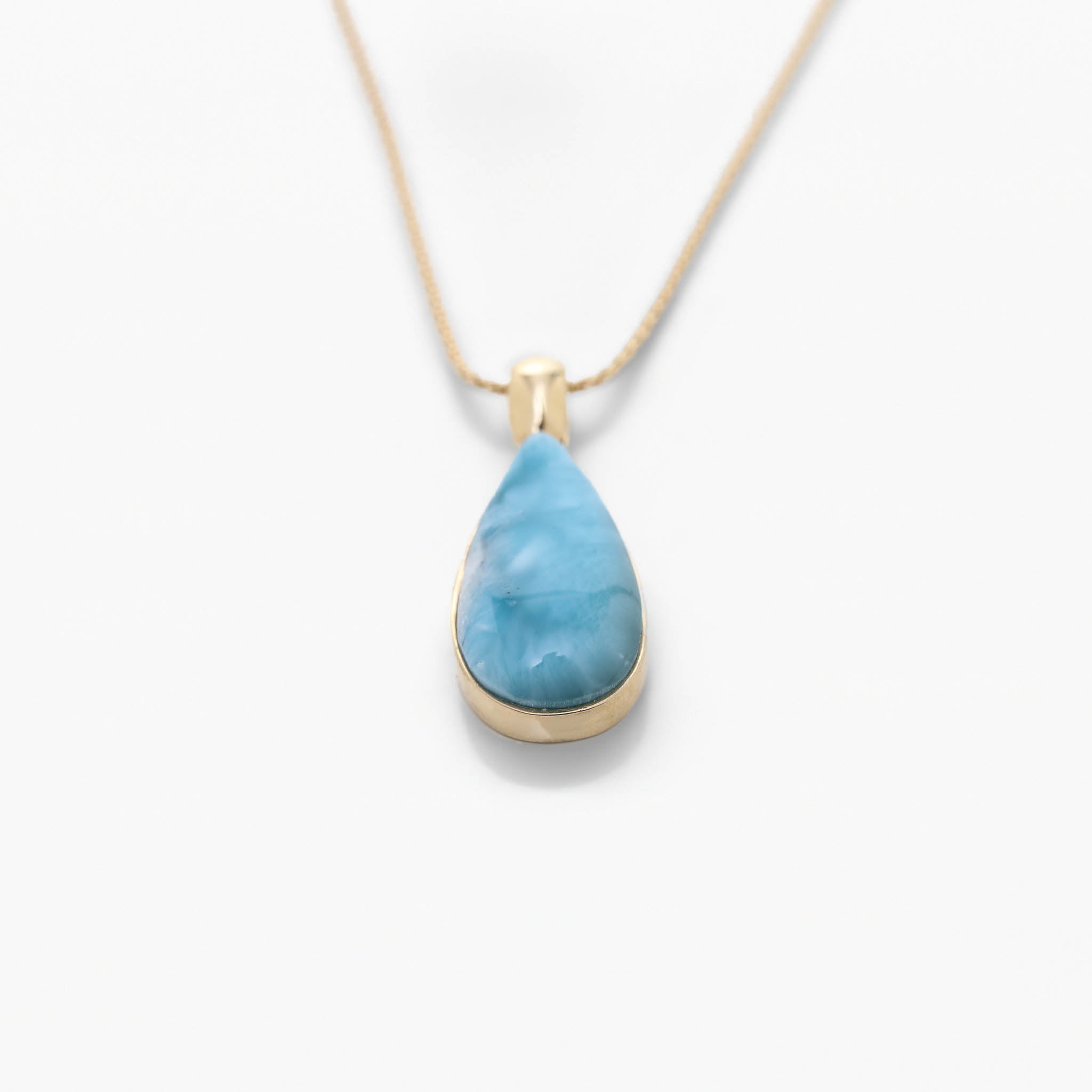 Larimar Gold Vermeil  Pendant Juliet