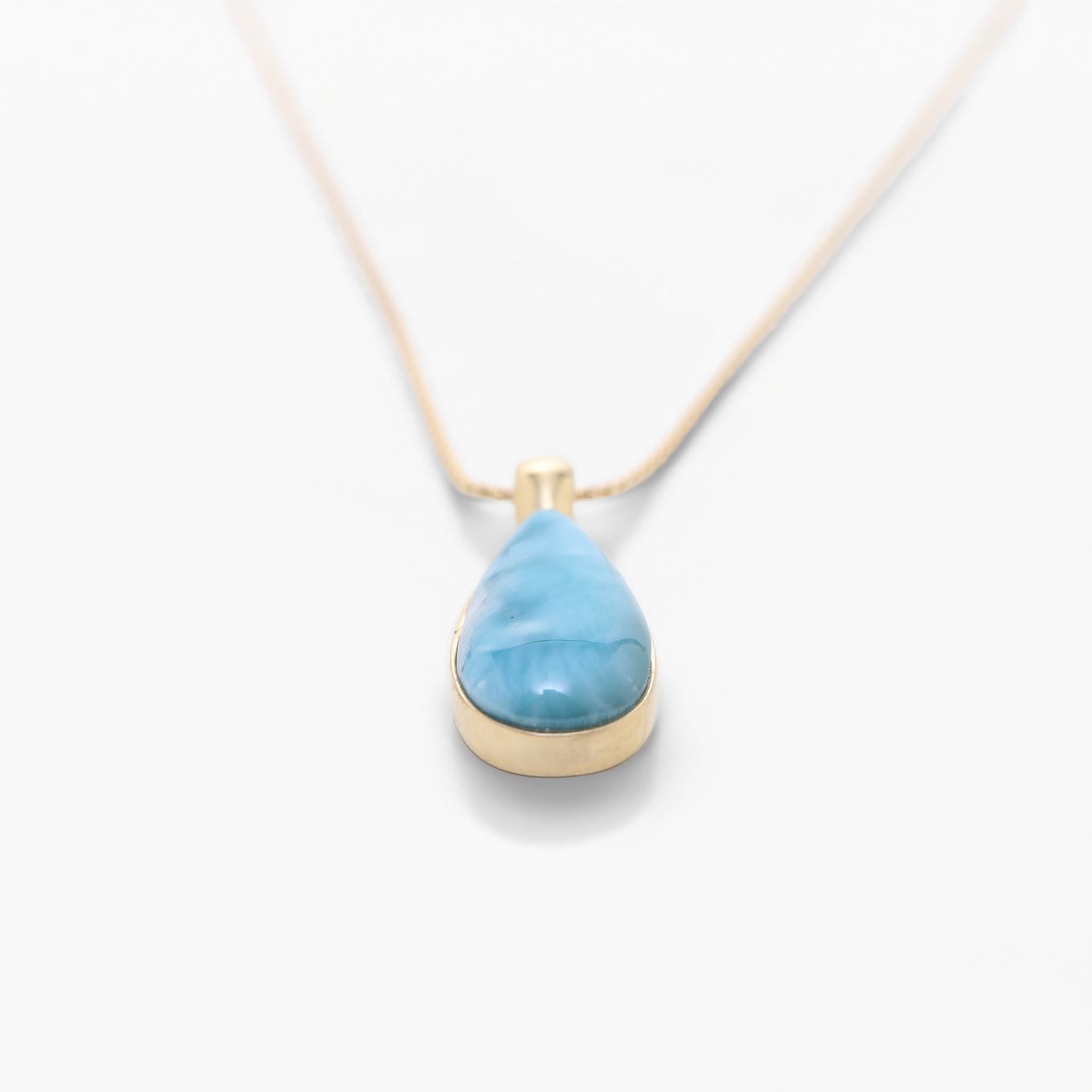 Larimar Gold Vermeil  Pendant Juliet