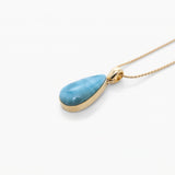 Larimar Gold Vermeil  Pendant Juliet