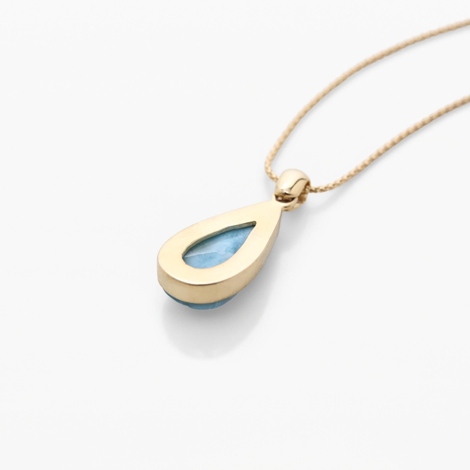 Larimar Gold Vermeil  Pendant Juliet