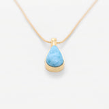 Larimar Gold Vermeil Pendant June
