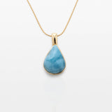 Larimar Gold Vermeil Pendant Juniper