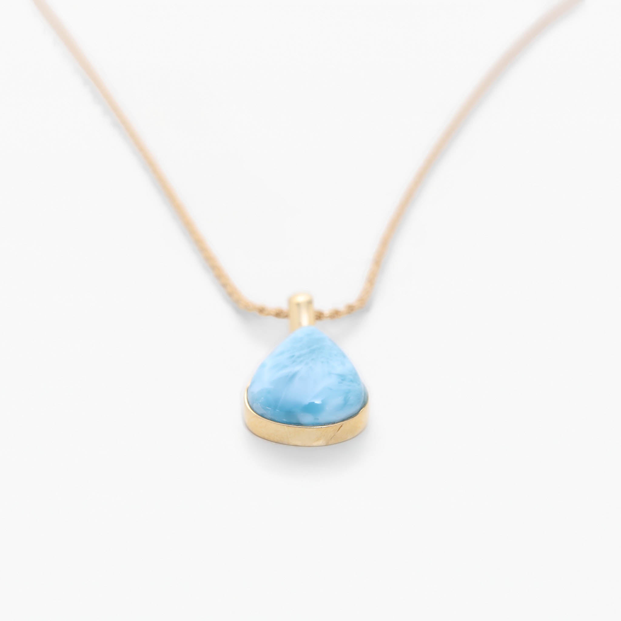 Larimar Gold Vermeil Pendant Alana