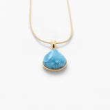 Larimar Gold Vermeil Pendant Ally
