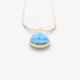 Larimar Gold Vermeil Pendant Ally