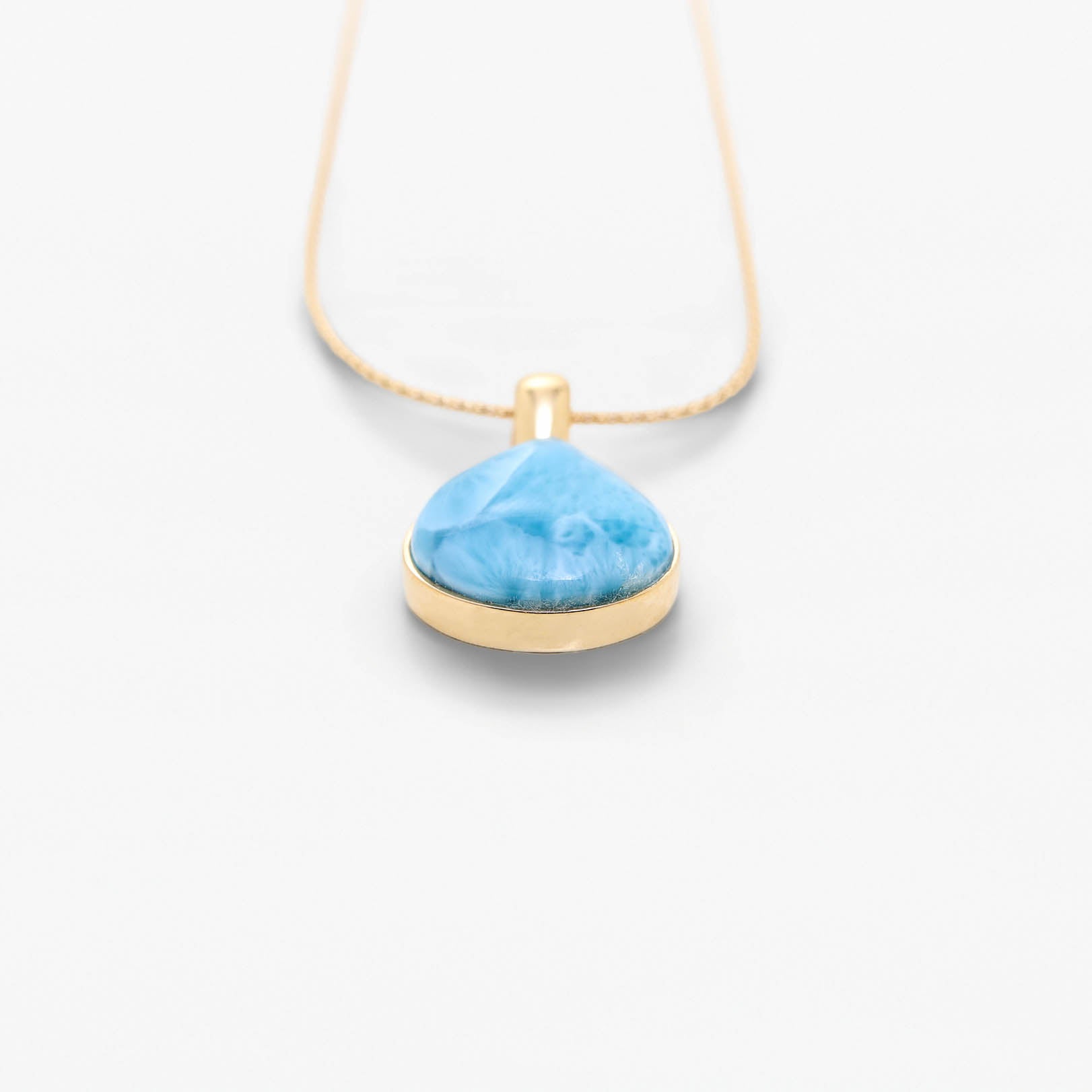 Larimar Gold Vermeil Pendant Ally