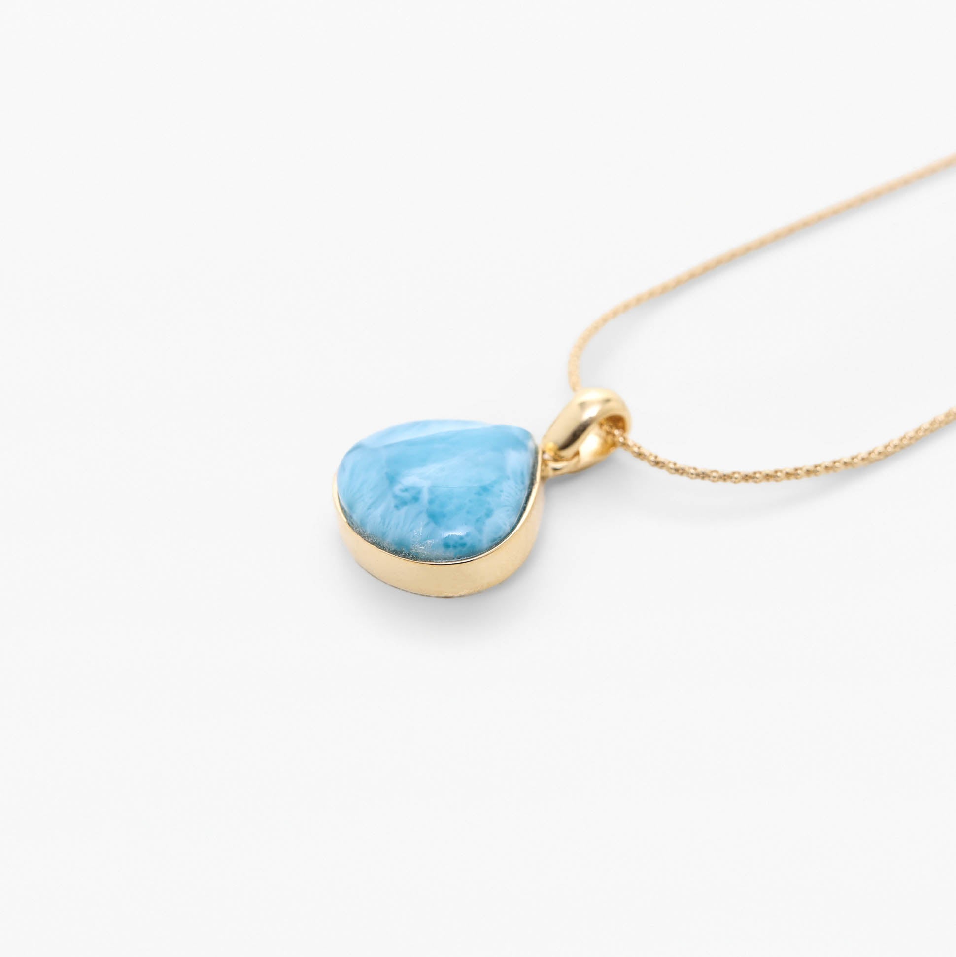 Larimar Gold Vermeil Pendant Ally