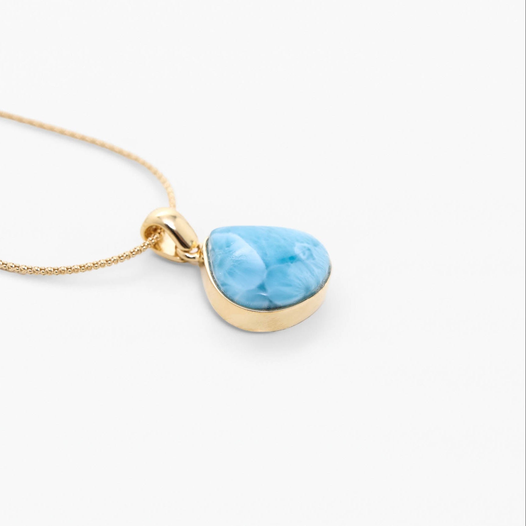 Larimar Gold Vermeil Pendant Ally