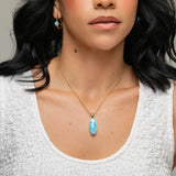 Larimar Gold Vermeil Pendant Anastasia