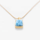 Larimar Gold Vermeil Pendant Eli