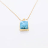 Larimar Gold Vermeil Pendant Elle