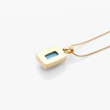 Larimar Gold Vermeil Pendant Elle