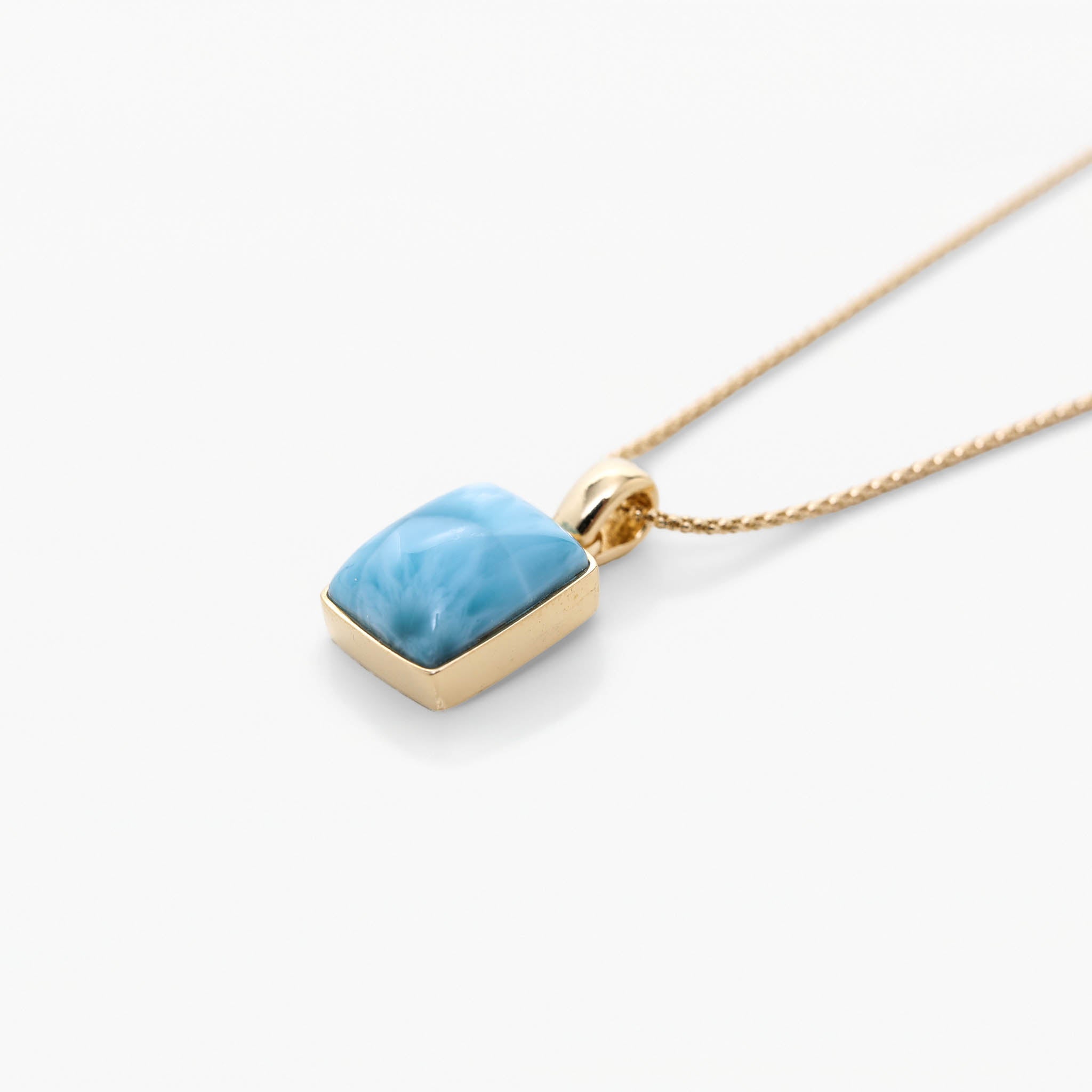 Larimar Gold Vermeil Pendant Eloise