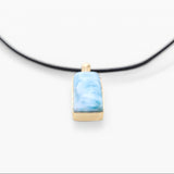 Larimar Gold Vermeil Pendant Emmie