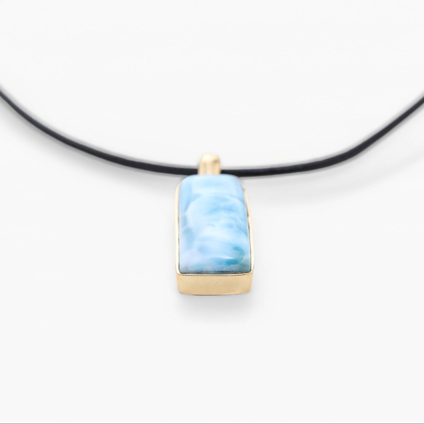 Larimar Gold Vermeil Pendant Emmie