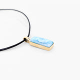 Larimar Gold Vermeil Pendant Emmie