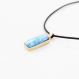 Larimar Gold Vermeil Pendant Emmie