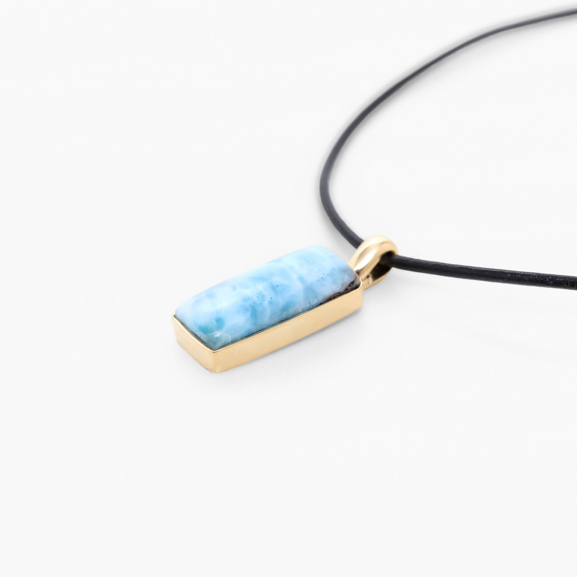 Larimar Gold Vermeil Pendant Emmie