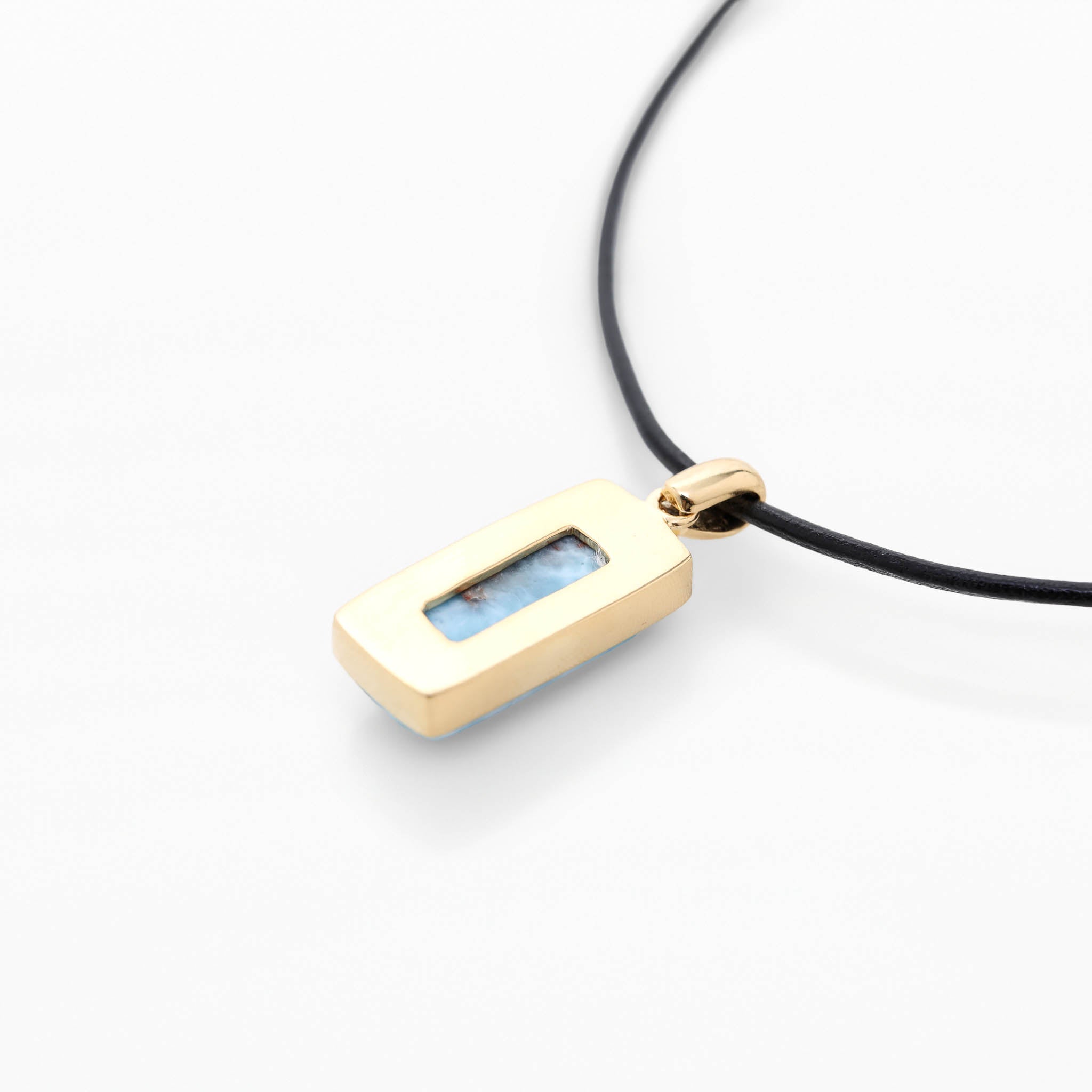 Larimar Gold Vermeil Pendant Emmie